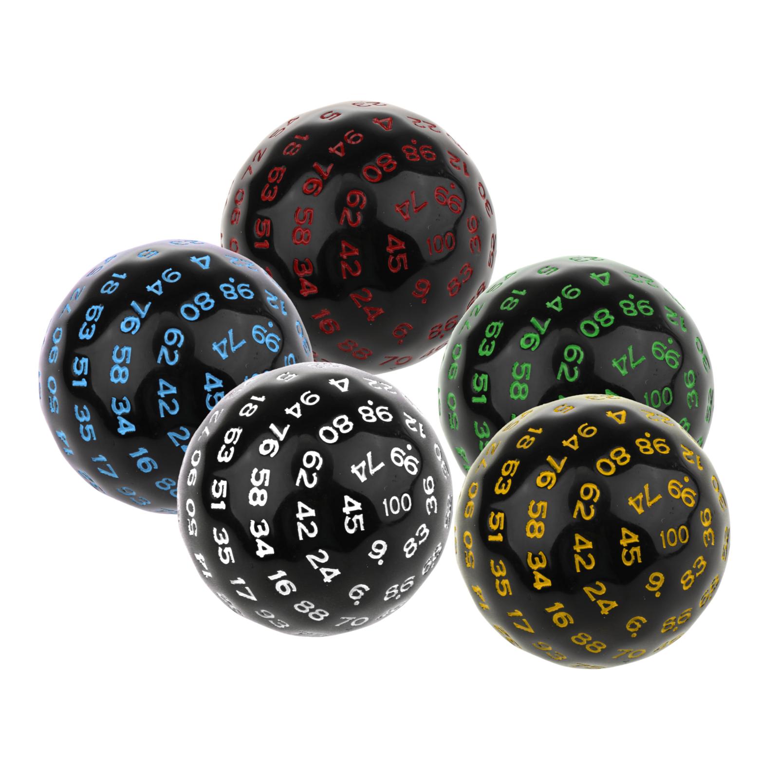 Board Game Roleplay - 100 2 Mặt Acrylic Xúc Xắc