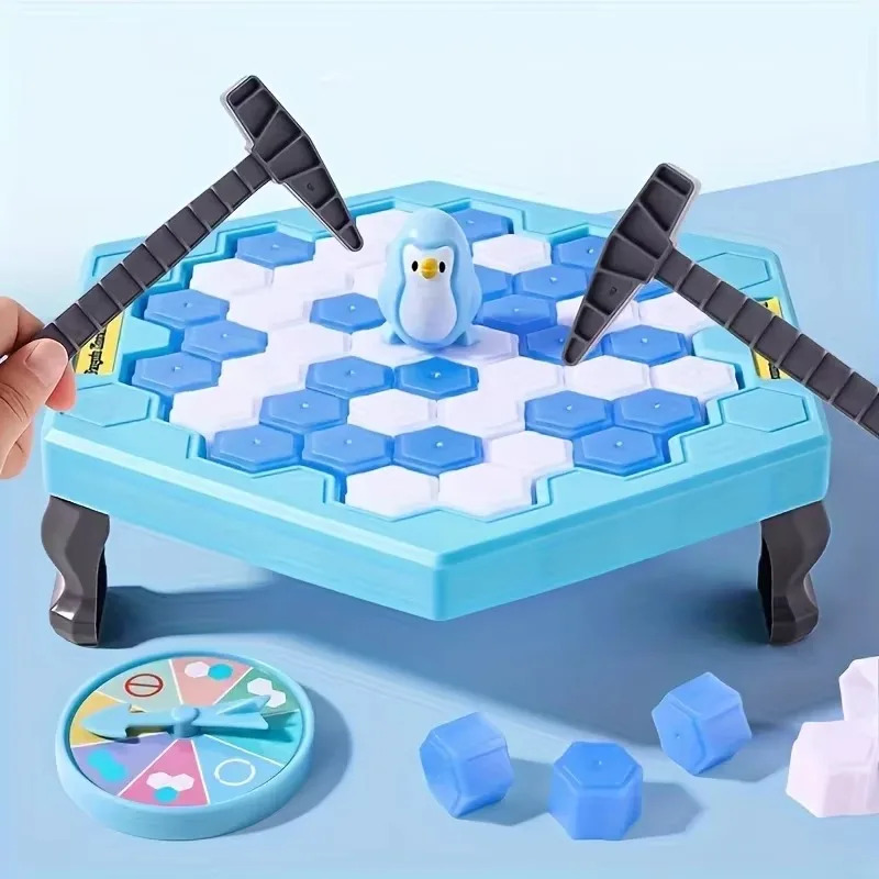 Board Game Quoridor - Save Penguin Knocking Ice Toy, Ice