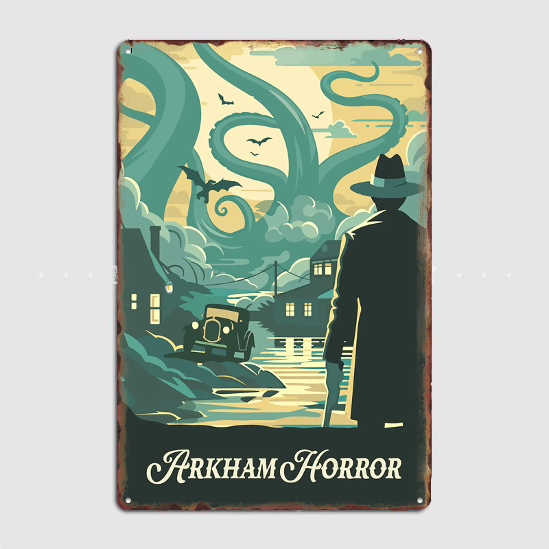 Board Game Inspiration - Arkham Horror Board Game Inspired Poster