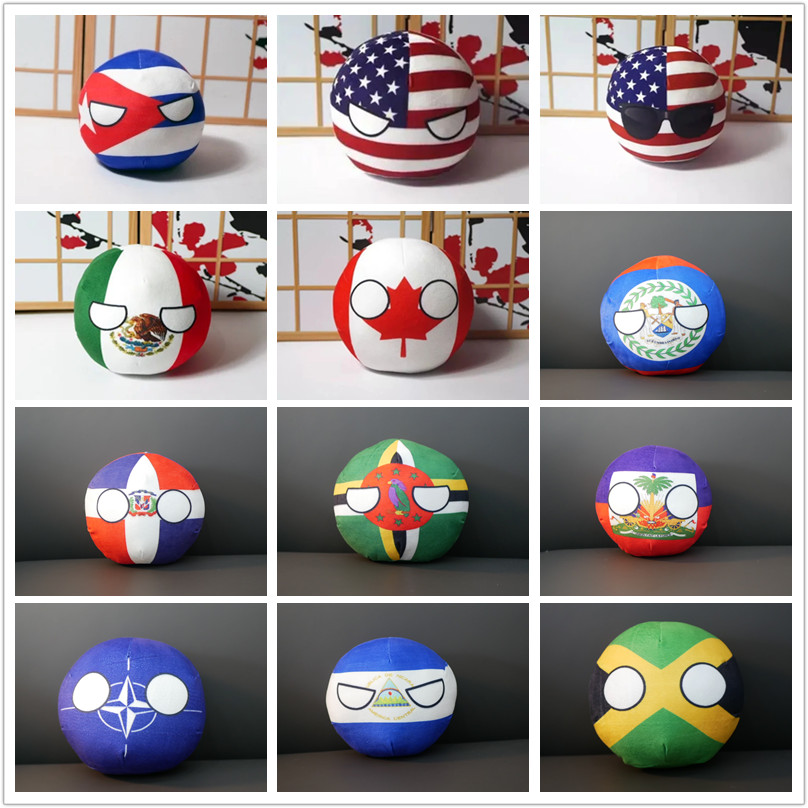 Board Game Jamaica - Countryballs Plush Doll Cuba Mexico USA