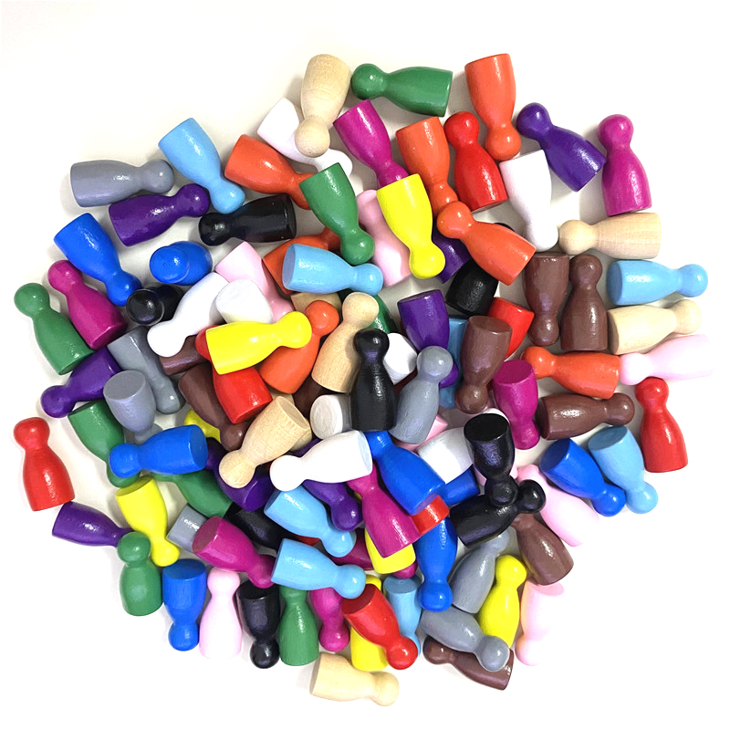 Board Game Sequence - 100 Pcs/Set 24*12mm Chess Pieces Board