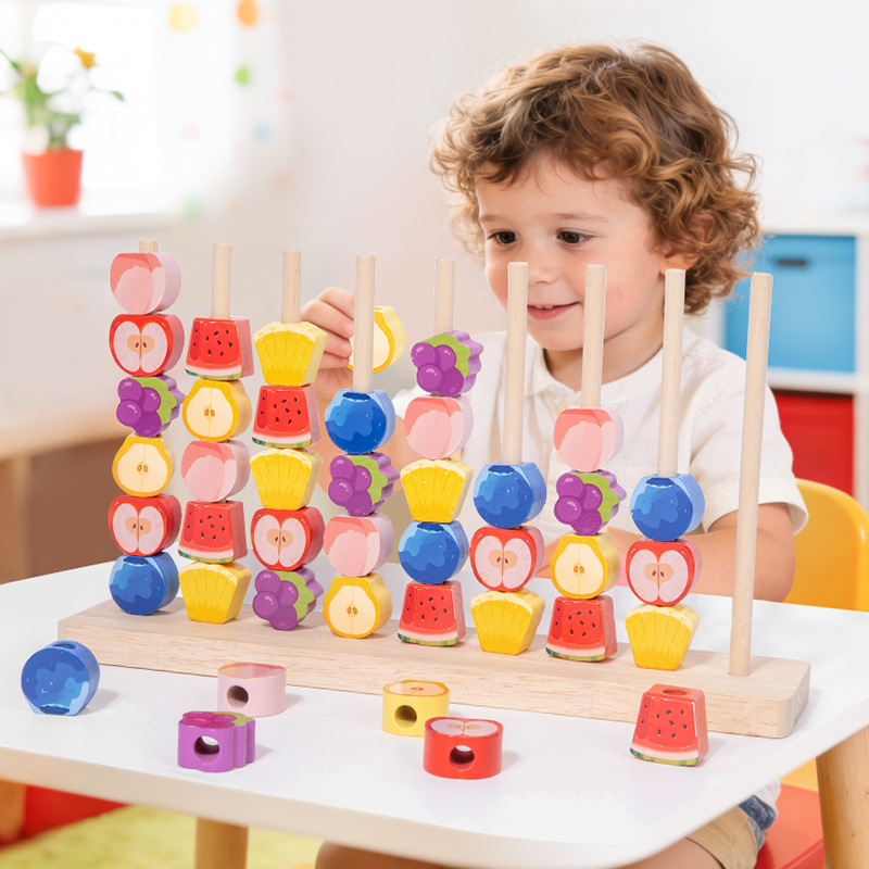 Board Game Sequence - Right Right Touch Colorful Big Wooden