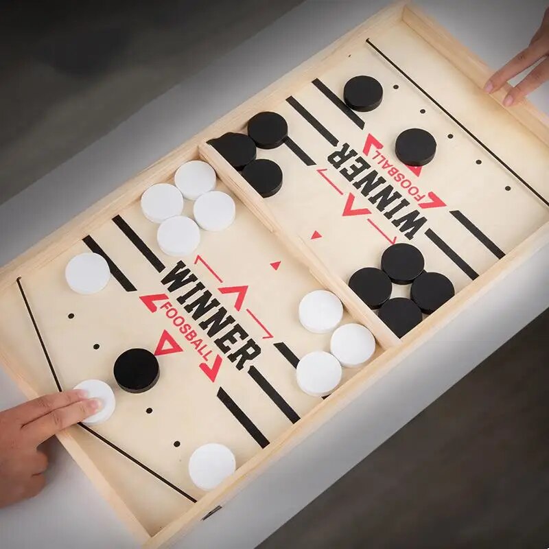 Board Game Quoridor - Table Hockey Paced Sling Puck Board