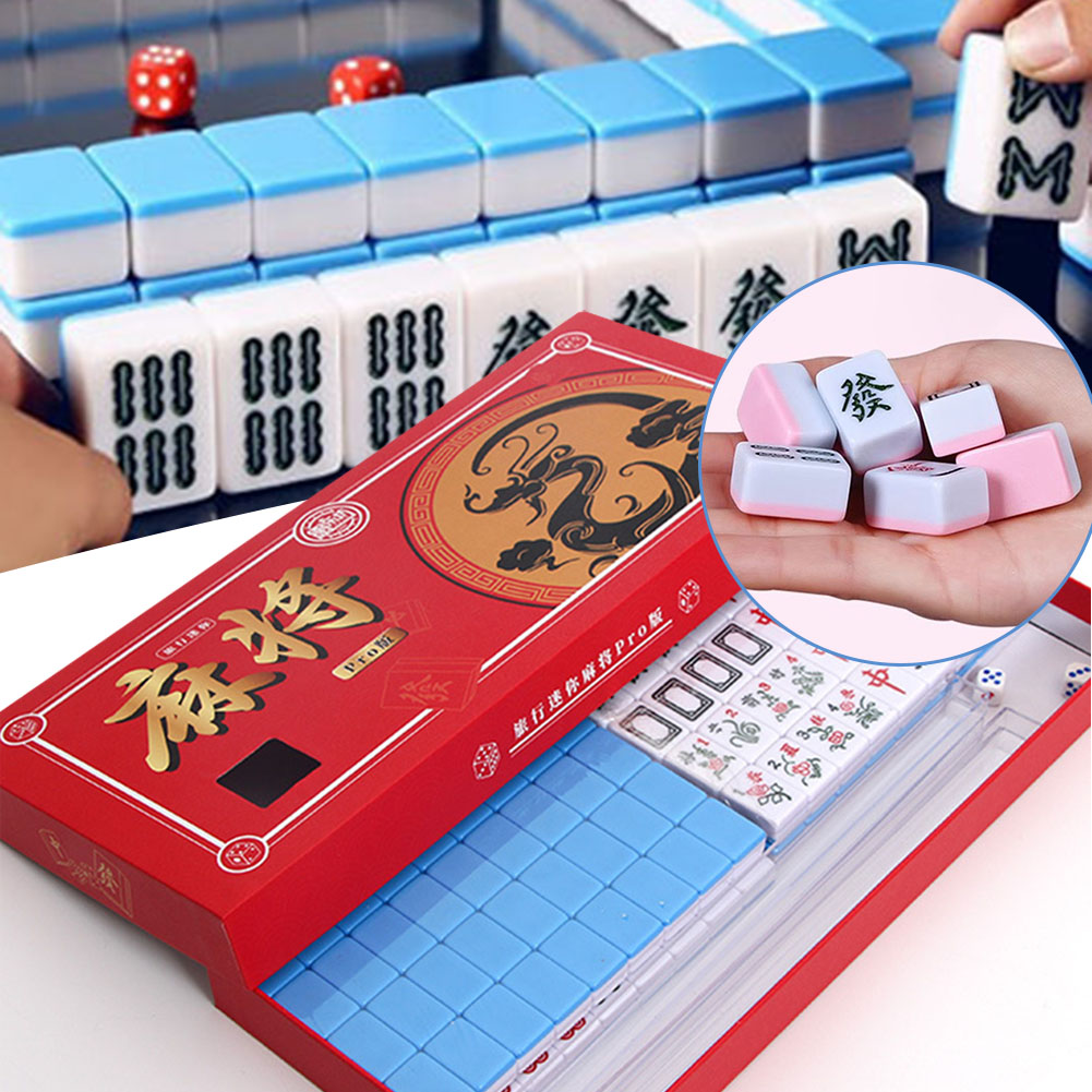 Board Game Review - Portable Travel Mini Mahjong Set Travel