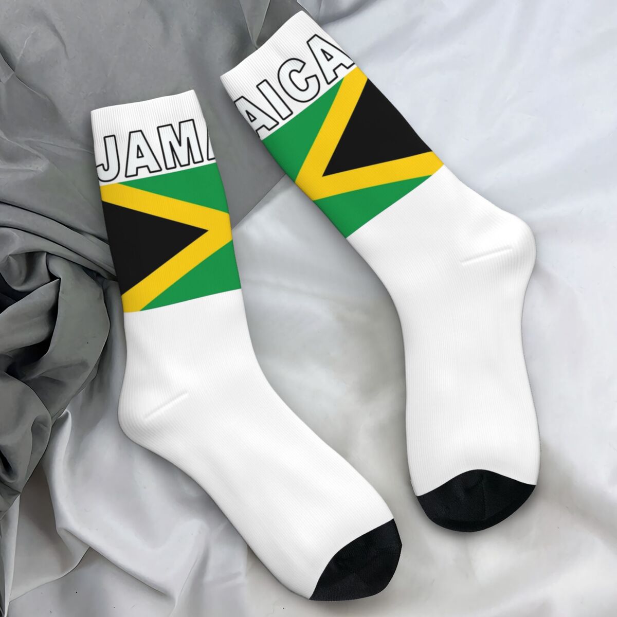 Board Game Jamaica - Jamaica National Soccer Game Socks Autumn