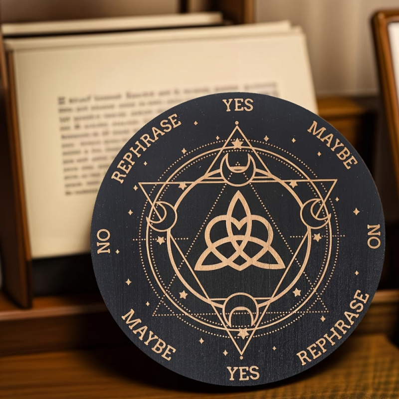 Board Game Or Boardgame - Wooden board game with mysterious Celtic