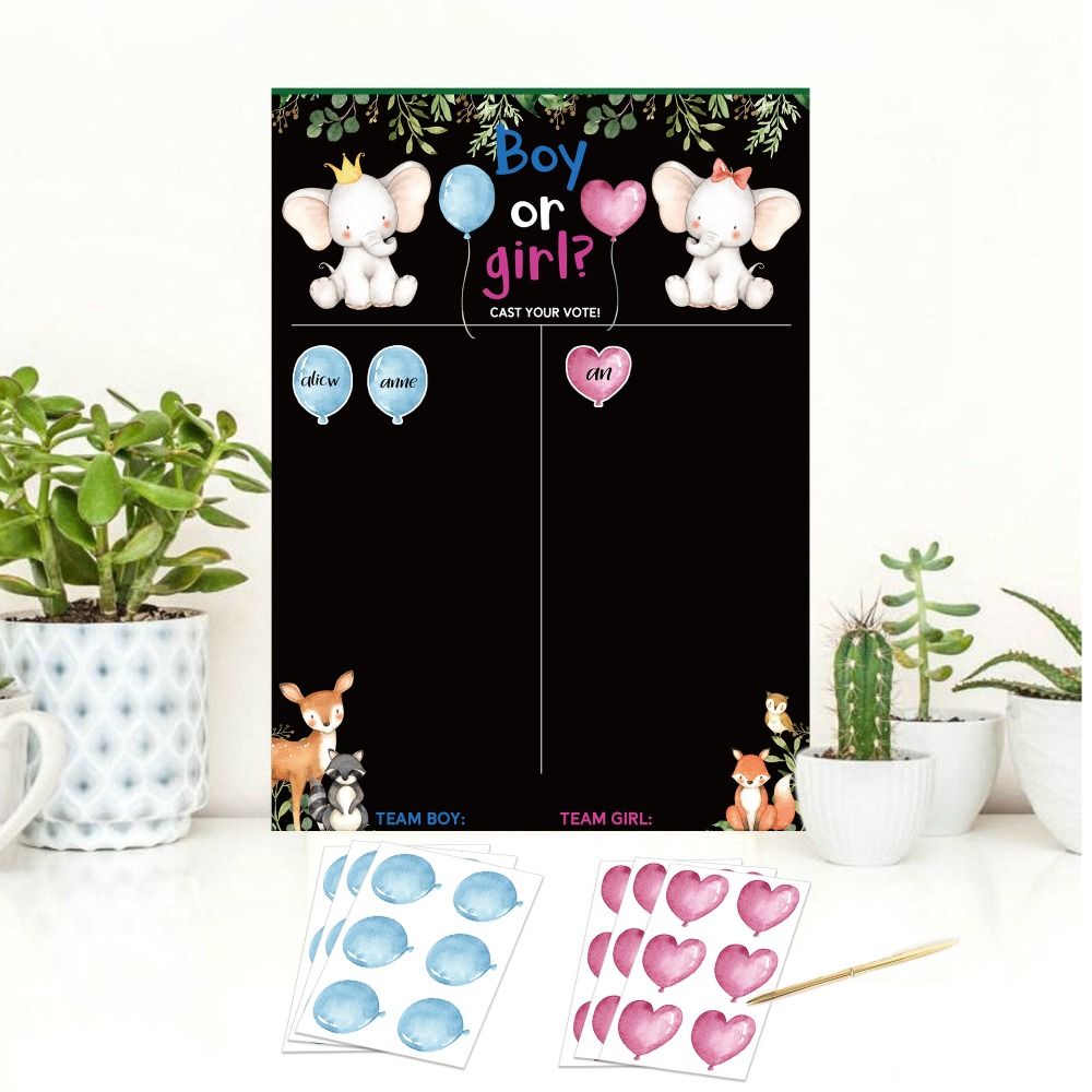 With Stickers Gender Revealed  - đánh giá và giá Board Game Or Boardgame