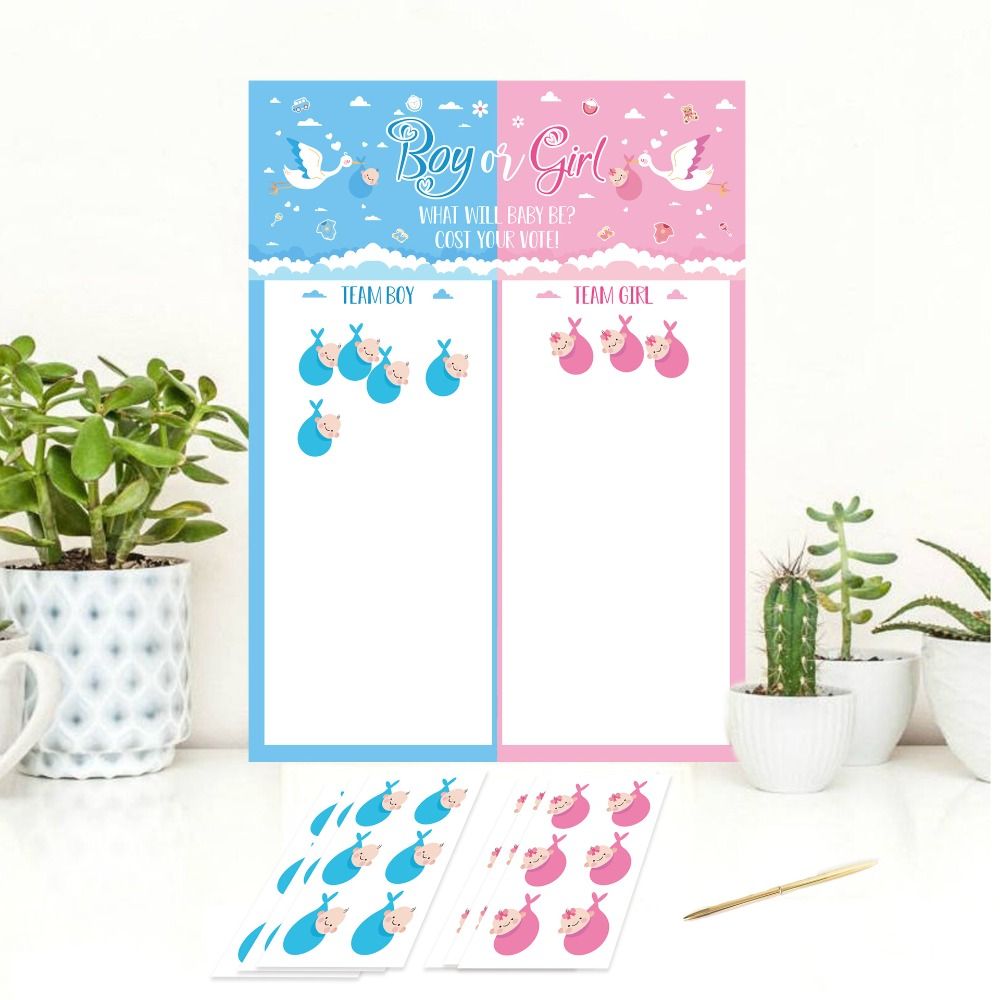 With Stickers Gender Revealed  - đánh giá và giá Board Game Or Boardgame