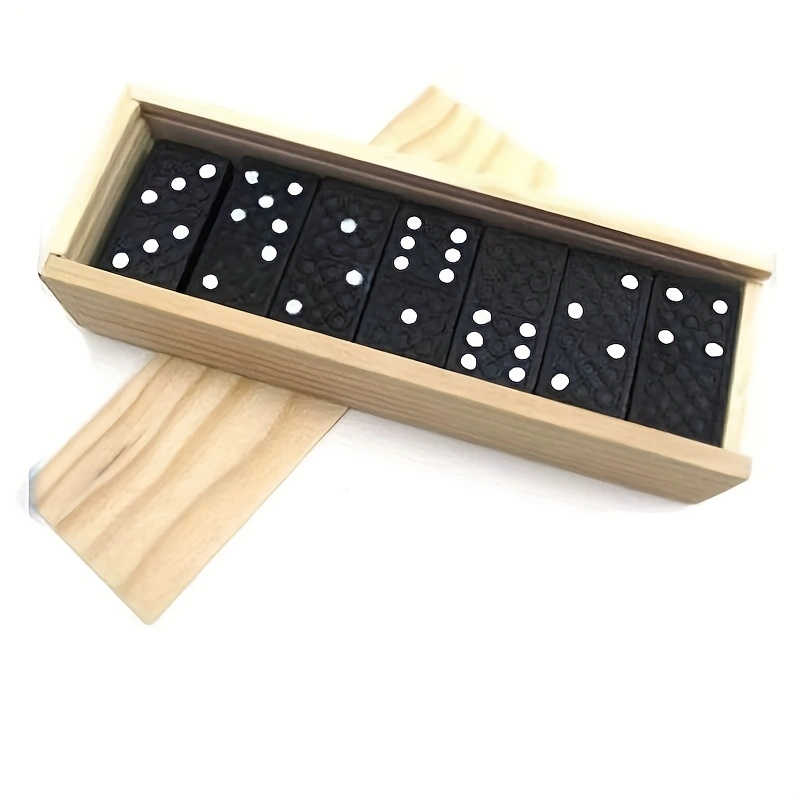 28pcs/box Mini Wooden Dominoes - đánh giá và giá Board Game Review