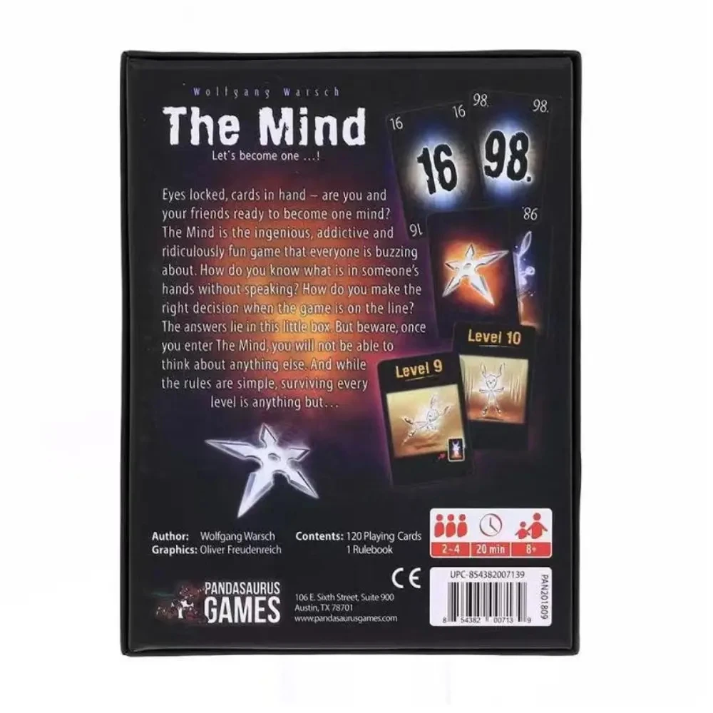 NEW The Mind Card Game Party P - đánh giá và giá Board Game Table