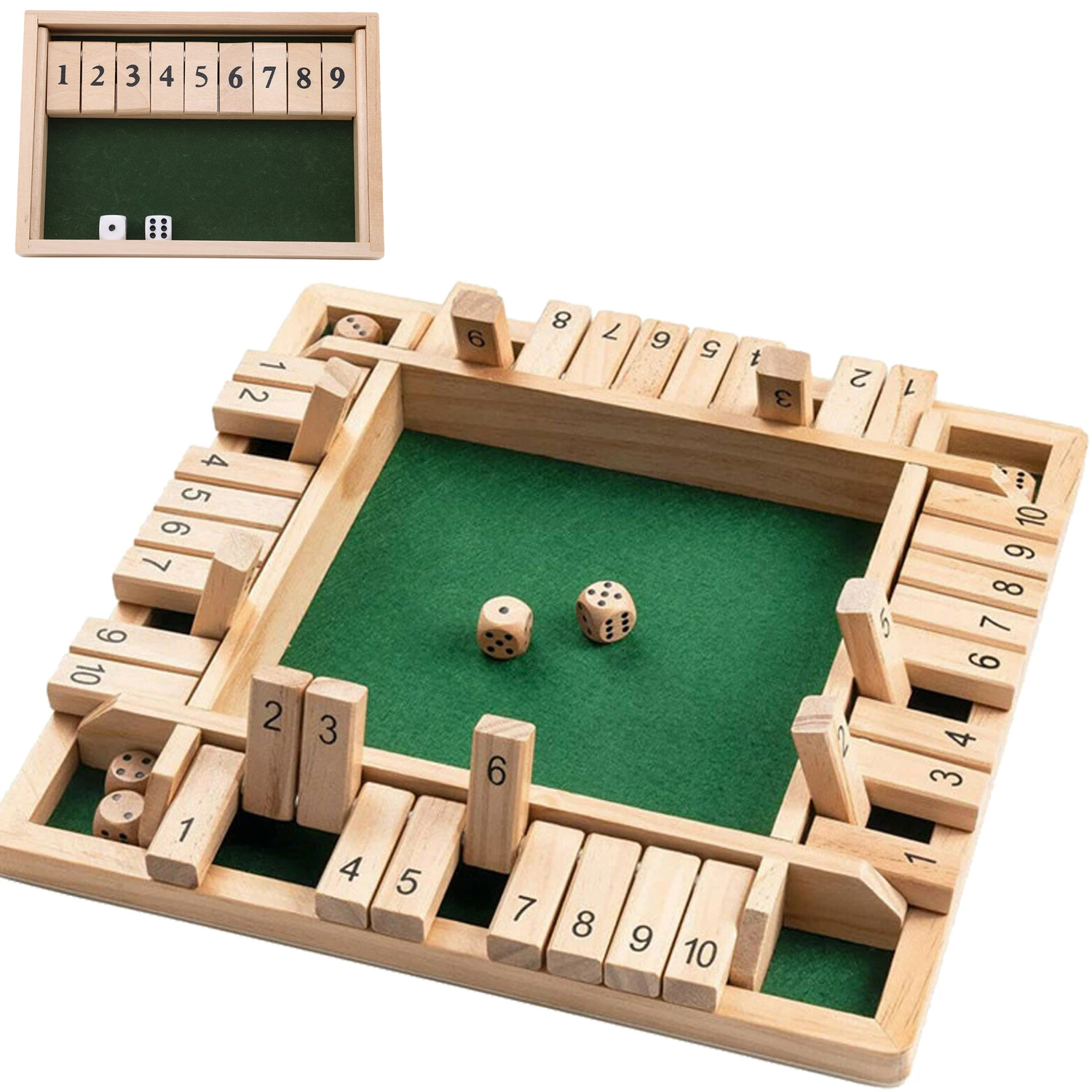 2-4 Player Wooden Math Flaps & - đánh giá và giá Board Game Review