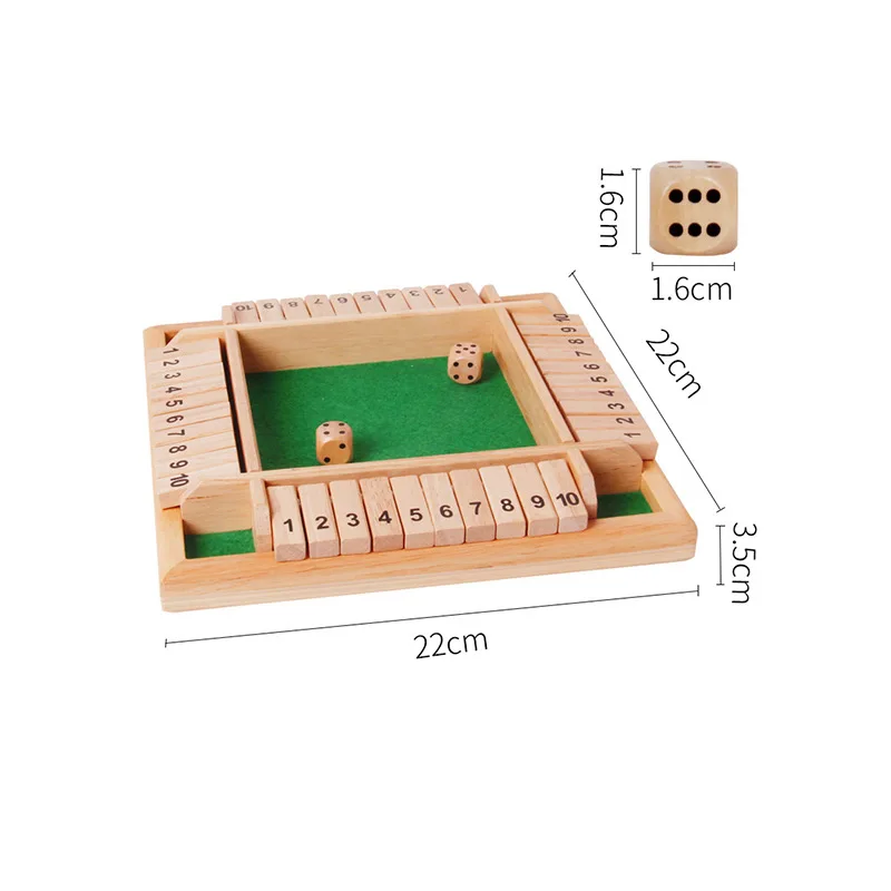 2-4 Player Wooden Math Flaps & - đánh giá và giá Board Game Review