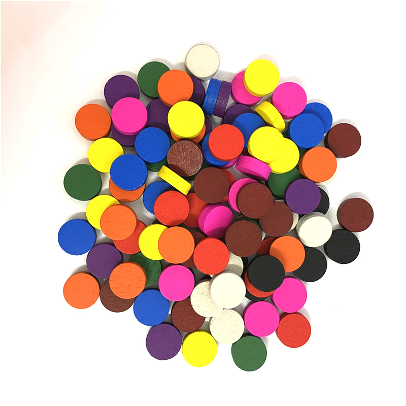50pieces 15*5MM 11 Colors Wood - đánh giá và giá Board Game Sequence