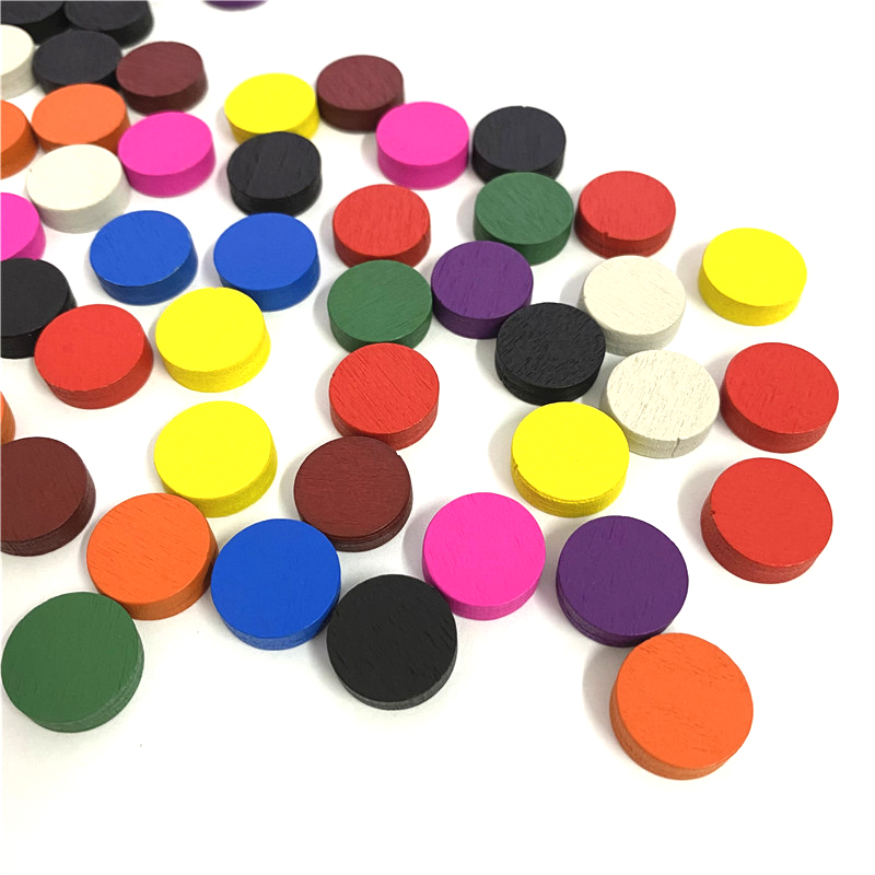 100pieces Diameter 15*5MM Wood - đánh giá và giá Board Game Sequence
