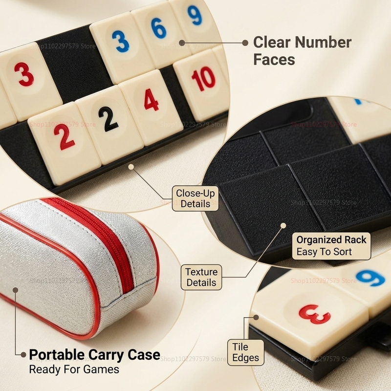 2026 New Rummy Cube Game Set w - đánh giá và giá Board Game Sequence