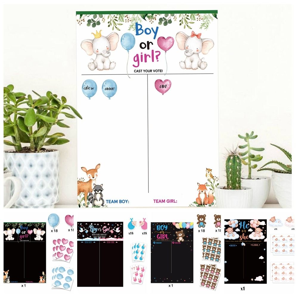 With Stickers Gender Revealed  - đánh giá và giá Board Game Or Boardgame