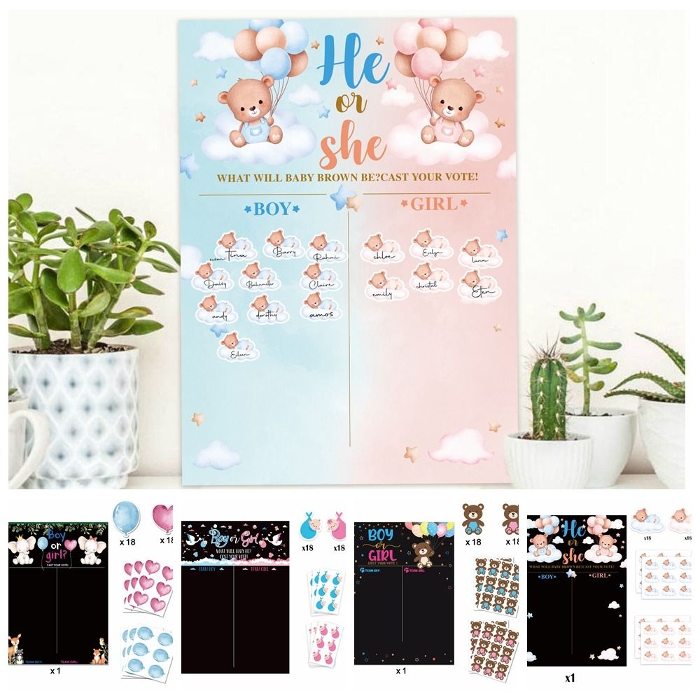 With Stickers Gender Revealed  - đánh giá và giá Board Game Or Boardgame