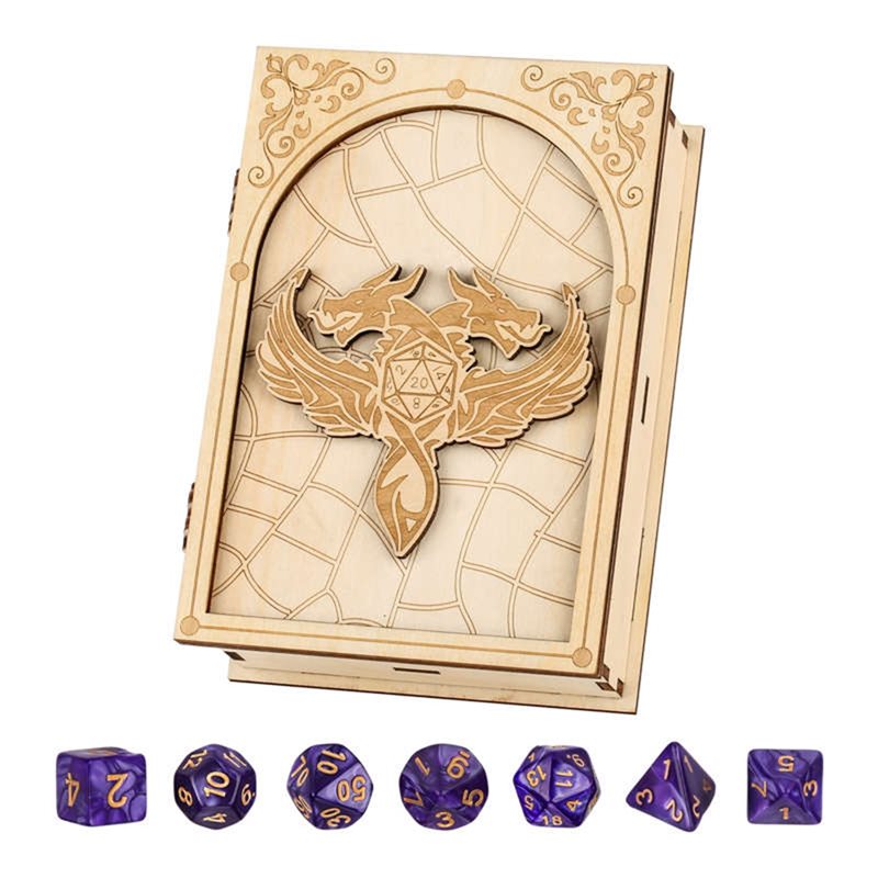 Dropship-7Pc/Set Plastic Polyh - đánh giá và giá Board Game Roleplay