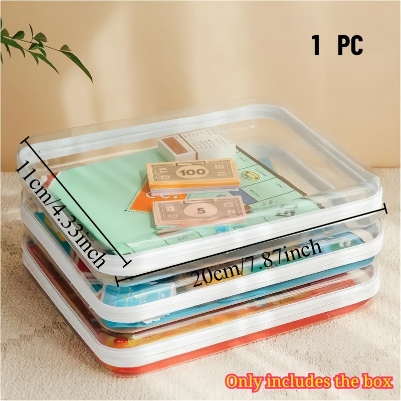 1pc Large Clear Hard Shell Sto - đánh giá và giá Board Game Review
