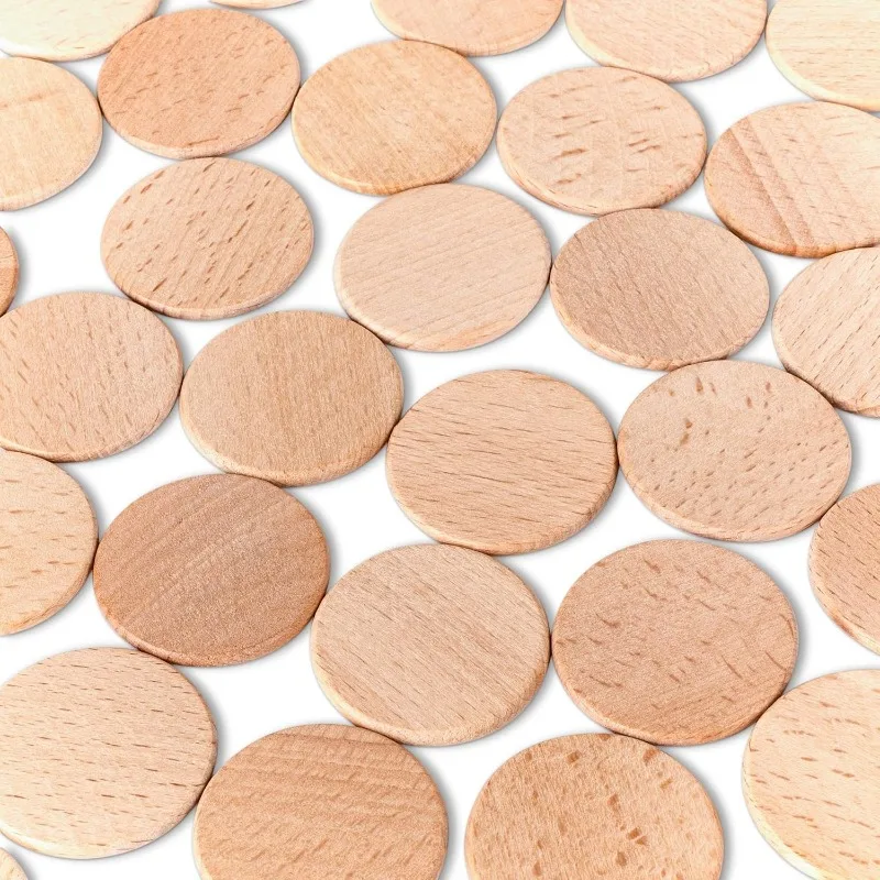 50PCS Round Unfinished Wood Cu - đánh giá và giá Board Game Loop