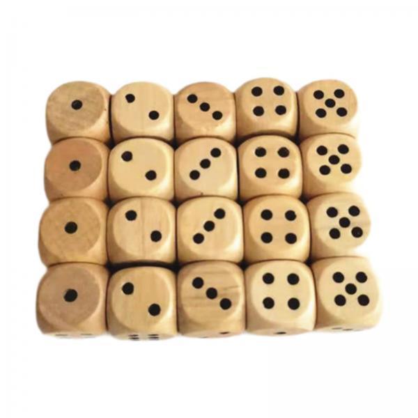 Wooden Six Sided Dice Set 2cm  - đánh giá và giá Board Game Roleplay