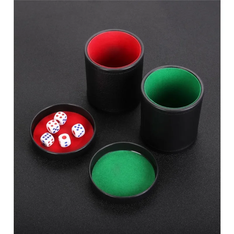 Dice Cup Set with Lid - Green/ - đánh giá và giá Board Game Yahtzee