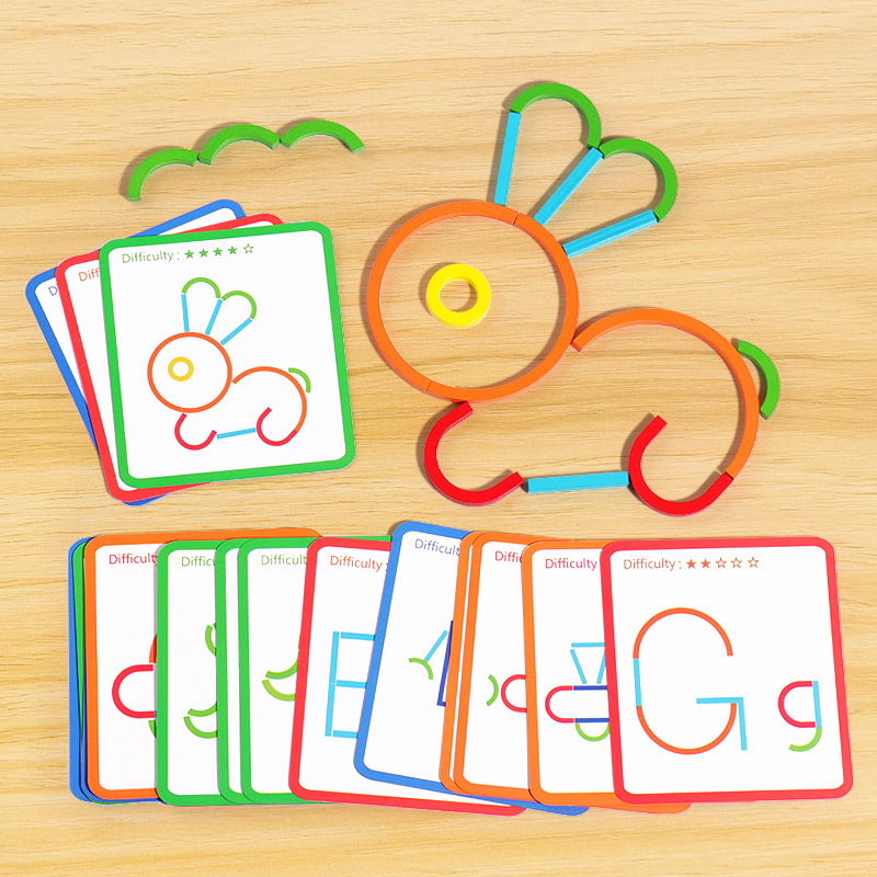 Wooden Creative Sticks And Rin - đánh giá và giá Board Game Loop