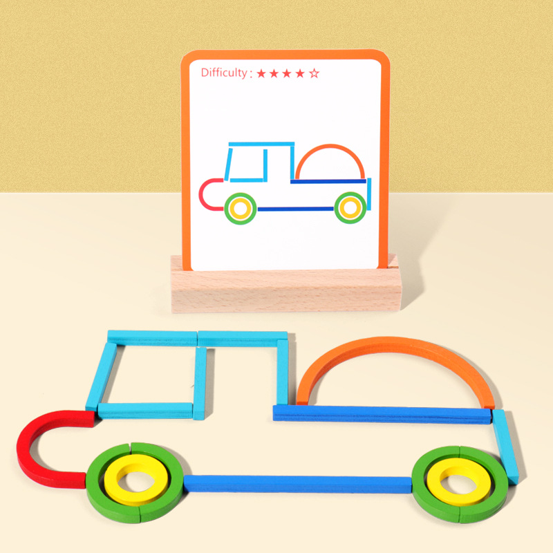 Wooden Creative Sticks And Rin - đánh giá và giá Board Game Loop